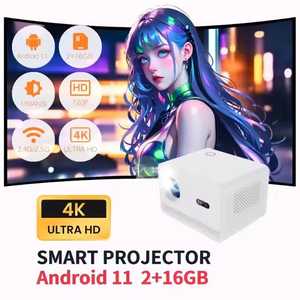 โปรเจคเตอร์พกพาขนาดเล็ก 4K วิดีโอโปรเจคเตอร์ 200 ANSI แอนดรอยด์โปรเจคเตอร์ โฮมเธียเตอร์ โปรเจคเตอร์ 720P M10 Plus มินิโปรเจคเตอร์ - Product Image 5