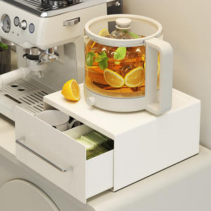 سطح مكتب مستدام ومستطيلي معدني للأكواب وطاولة المطبخ مع حامل متعدد الوظائف - Product Image 3