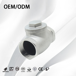 污水泵用SS304/SS316L工业弹簧式高效直全孔螺纹止回阀 - Product Image 4