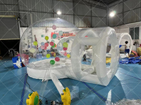 Ballons de fête pour enfants, maison amusante, dôme géant transparent gonflable en cristal, tente à bulles, ballons à bulles gonflables transparents, maison