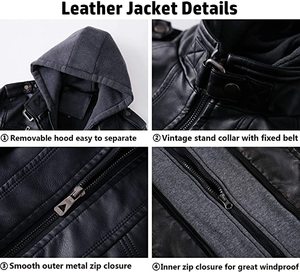 Veste de pilote <span class=keywords><strong>en</strong></span> similicuir <span class=keywords><strong>pour</strong></span> femmes, style <span class=keywords><strong>aviateur</strong></span>, manteau végétalien chaud <span class=keywords><strong>pour</strong></span> l'hiver - Product Image 5