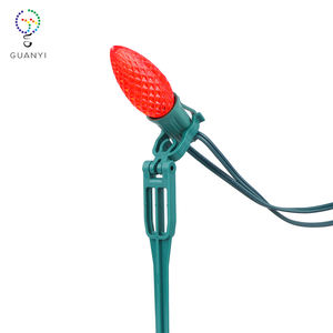 Guanyi เสาเสาไฟคริสต์มาสสูงสีเขียวสูง7.5นิ้วแบบกำหนดเองสำหรับ C7/ไฟ C9ส่งตรงจากโรงงาน - Product Image 2