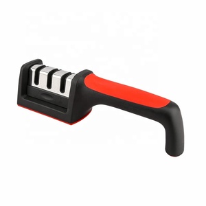 Professional 4-Stage Manual Kitchen <strong>Scissor</strong> <strong>Knife</strong> <strong>Sharpener</strong> Non-Slip Rubber Handle <strong>Multi</strong>-<strong>Task</strong> <strong>Sharpener</strong> for Home Use - Product Image 1