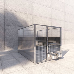 <span class=keywords><strong>2026</strong></span> Sıcak Fırsat Fabrika Yeni Tasarım Çevre Dostu Ağır Hizmet Tipi Büyük Evcil Hayvan Köpek Kulübesi Temperli Cam 304 Paslanmaz Çelik Kulübe - Product Image 5