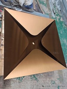 Panneau mural en aluminium moderne, anodisé, anti-corrosion, revêtement extérieur, taille personnalisable - Product Image 1