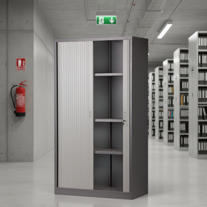 Armoire de classement moderne en acier KD avec portes à tambour, idéale pour la maison, le bureau et l'hôtel – Offre spéciale Australie - Product Image 1
