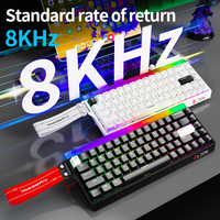 LDON 68pro New Model RGB Wired Keyboard 8KHz Polling Rate Magnetic Switches PBT Keycaps Aluminum Alloy USB for Desktop Use