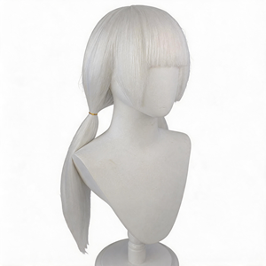 Parrucca cosplay Sky Children of the Light Sakura Ancestor, capelli sintetici bianchi a doppia coda di cavallo, resistenti al calore, per eventi di gioco di ruolo - Product Image 2