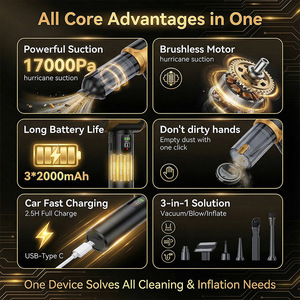 <span class=keywords><strong>Aspirateur</strong></span> de voiture 17000 PA 80000RPM, <span class=keywords><strong>aspirateur</strong></span> pour siège de voiture ou canapé, moteur sans balais, <span class=keywords><strong>aspirateur</strong></span> pour voiture - Product Image 5