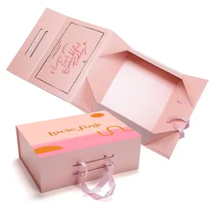 Tùy Chỉnh Riêng Logo Nam Châm Gấp Giấy Phẳng Gói Bao Bì Hộp Sang Trọng Từ Hộp Quà Tặng Với Nam Châm Đóng Cửa - Product Image 1