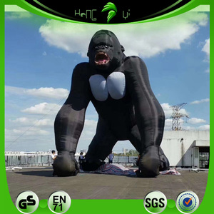 HongYi Đồ Chơi Tùy Chỉnh Inflatable Động Vật Sexy GORILLA Khổng Lồ Mô Hình Động Vật Để Bán - Product Image 1