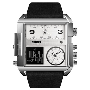 Montres-bracelets pour hommes de style sportif, analogiques et numériques, à grand cadran, en cuir, de marque <span class=keywords><strong>Skmei</strong></span> <span class=keywords><strong>1391</strong></span>, prix de gros, prix bas, Uhr - Product Image 4