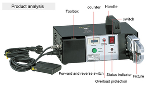 เครื่องจีบปลายสายกึ่งอัตโนมัติสำหรับงานขายส่งวัสดุใหม่ของบีโบ - Product Image 5