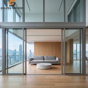 Puerta Corredera Panorámica de Aluminio Delgado GS Architectural para Hogares Contemporáneos - Product Image 2