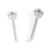 Bandelettes de test de parfum en papier de coton pur 100% absorbant avec/sans logo personnalisé, estampage à chaud en feuille d'or
