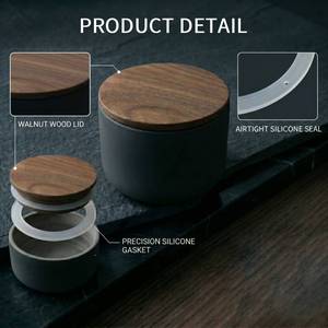 Tapas de Madera de Lujo WeWood de Vietnam, Cubiertas de Madera de Nogal Premium para Frascos de Velas, Fabricante de Envases para Fragancias del Hogar - Product Image 3