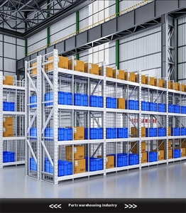 Estanterías de Panel de Malla de Alta Resistencia, Unidades de Almacenamiento Ajustables sin Pernos, Protección Contra la Corrosión, Capacidad de 300 kg, Comerciales e Industriales - Product Image 6