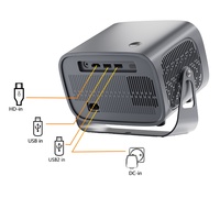 Projecteur portable extérieur LCD Android A10 4K HD, best-seller, 200 lumens ANSI, WiFi double bande, BT5.0