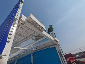 Semi-<span class=keywords><strong>remorque</strong></span> en acier à caisse basse avec caractéristiques de <span class=keywords><strong>voiture</strong></span> ouverte et basculante <span class=keywords><strong>Porte</strong></span> de <span class=keywords><strong>voiture</strong></span> <span class=keywords><strong>fermée</strong></span> pour une meilleure sécurité - Product Image 5