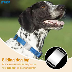 Etiquetas personalizadas para collares de mascotas Gotags, cinta de tela, etiquetas de identificación deslizantes para mascotas, etiquetas de perro de acero inoxidable para grabar el nombre de la mascota - Product Image 3