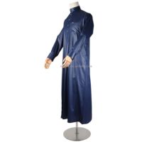 Thobes islamiques pour hommes à la mode avec boutons métalliques, tissus coréens de haute qualité, manches longues à revers décontractées pour le Ramadan et l'Aïd