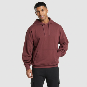 2026 New Arrival Custom Oversized Half Zip Hoodie for Men Breathable 100% Cotton Knitted Digital Printing for Winter - Product Image 1