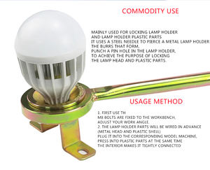 เครื่องทดสอบหลอดไฟ <span class=keywords><strong>LED</strong></span> E14/E27/B22สำหรับเครื่องเจาะรูแบบแมนนวล - Product Image 3