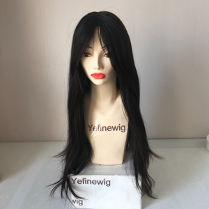 Peluca de seda de encaje transparente de 28 pulgadas, calidad médica, 180% de densidad, cabello humano Real para <span class=keywords><strong>quimio</strong></span> - Product Image 1