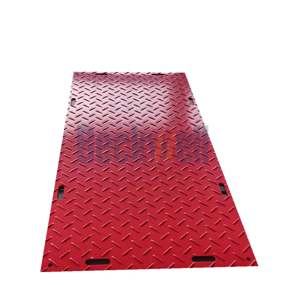 Ağır hizmet tipi HDPE zemin koruma paspasları: zorlu arazi için güçlendirilmiş 12.7mm 15mm 20mm 25mm kalınlığında HDPE mat