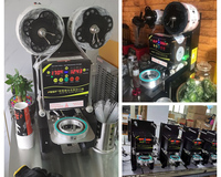 Machine de scellage automatique de gobelets à bulles FEST, scelleuse de film en rouleau pour les magasins de thé au lait, de café, de jus et de boissons