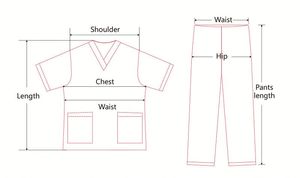 Conjunto de Uniformes Médicos Elegantes al por Mayor para Hospitales y Enfermeras - Product Image 6