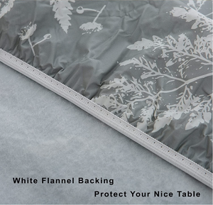 HUIHE Vòng Vinyl được trang bị khăn trải bàn với flannel ủng hộ đàn hồi cạnh nhựa bảng bao gồm không thấm nước bảng vải chống vết - Product Image 5