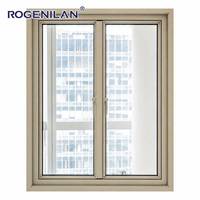 Fenêtre à battant en verre trempé haute sécurité RICHOCEAN, grande fenêtre extérieure en alliage d'aluminium pour maison