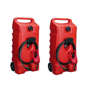 Réservoir de carburant portable en plastique de 14 gallons, diesel, <span class=keywords><strong>essence</strong></span>, avec pompe sur roues pour bateaux - Product Image 4