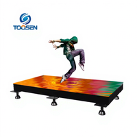Intérieur P2.6 P3.91 P4.81 HD numérique mariage interactif plancher LED affichage jeu pour enfants interactif LED étage scène Performance