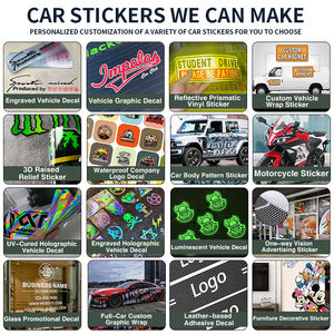 Autocollant graphique 3D en forme de patte de loup, résistant aux UV, auto-adhésif, vinyle durable, adaptable à tous les véhicules (voitures/camions/SUV/citadines/motos), garantie 1 an - Product Image 4