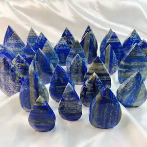 High Quality Natural Stone Polished Crystal Decoration Lapis Lazuli Decoration For Healing.