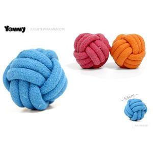 Juguete de Pelota Anudada Yommy de 5.5cm, Juguete Masticable para Perros - Product Image 1