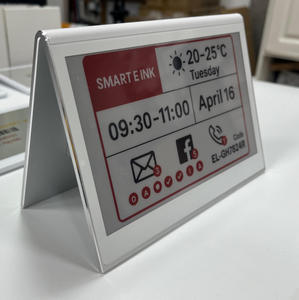 7.5 Inch Intelligent Double Side Smart Electronic Table Nameplate E-Ink Name <b>Card</b> Display Electronic Table Sign For Conference - Product Image 1