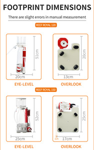 Pompe à eau 12V pour bassin agricole, fontaine et écrémeur de protéines sous pression DcZKSJ DC <span class=keywords><strong>Protein</strong></span> <span class=keywords><strong>Skimmer</strong></span> REEF ROYAL 200 - Product Image 5