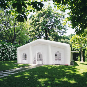 Tente gonflable géante de haute qualité en PVC blanc écologique pour mariages, banquets, rassemblements religieux, fêtes géantes, château à louer - Product Image 4