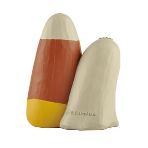 Artisanat en résine Offre Spéciale Helloween Décoration mignonne "HEY THERE BOO!" Citrouille et fantôme - Product Image 3