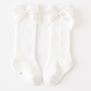 Calcetines de decoración de lazo para niñas, <span class=keywords><strong>medias</strong></span> hasta la rodilla para bebés - Product Image 5