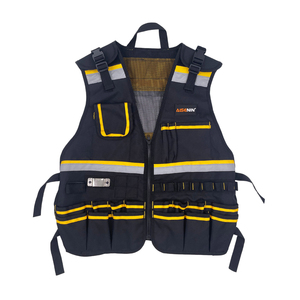 <span class=keywords><strong>Chaleco</strong></span> reflectante personalizado <span class=keywords><strong>para</strong></span> <span class=keywords><strong>electricista</strong></span> y carpintería <span class=keywords><strong>Chaleco</strong></span> de herramientas de trabajo de PVC con bolsillos Compatible con OEM y ODM - Product Image 4