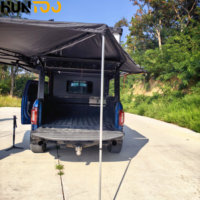 Huntoo Nouvelle Cabine de Camping Extérieure en Aluminium pour Pick-up 4x4 Tout-Terrain, Compatible Tacoma, Jeep, Ford, Hilux