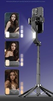 En stock UNIEAN Q31 stabilisateur de cardan portable stabilisateur de caméra pour Smartphone selfie stick trépied support à distance sans fil pour iPhone