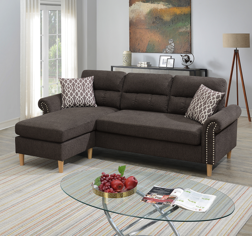 Beige + Velours + Mousse + 3 places