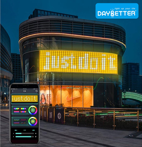 5V2A USB <span class=keywords><strong>LED</strong></span> xe dấu hiệu Bảng điều chỉnh 16*64 RGB ánh sáng ma trận chiếu sáng linh hoạt không thấm nước Màn hình hiển thị cho xe tải mắt <span class=keywords><strong>LED</strong></span> chiếu sáng - Product Image 3