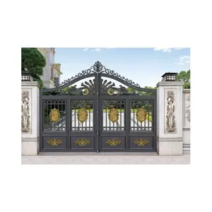 Modern Iron Pipe Fancy Gate Indian House Boundary Wall Latest Main Gate Designs for Home Sale Wireless Customized Anti Training