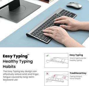 Léger et pratique Portable 104 touches Mini <span class=keywords><strong>clavier</strong></span> sans fil pour voyages d'affaires Tablettes Pas d'avis Ensemble combiné <span class=keywords><strong>clavier</strong></span> <span class=keywords><strong>souris</strong></span> - Product Image 5